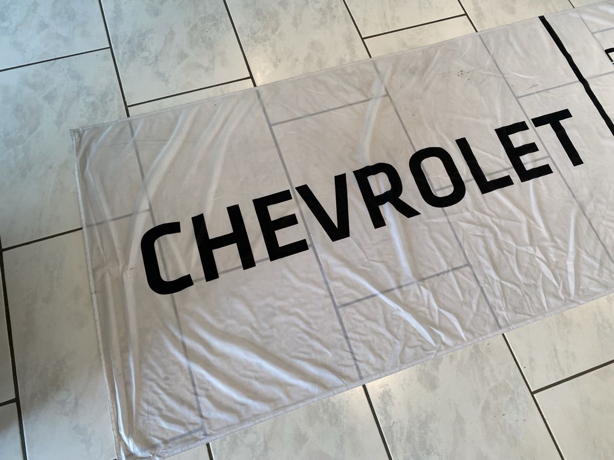Chevrolet Fahnen: Fahnen von Chevrolet 80cm x 190cm – Gebraucht aus Hägglingen von Karin0802 1
