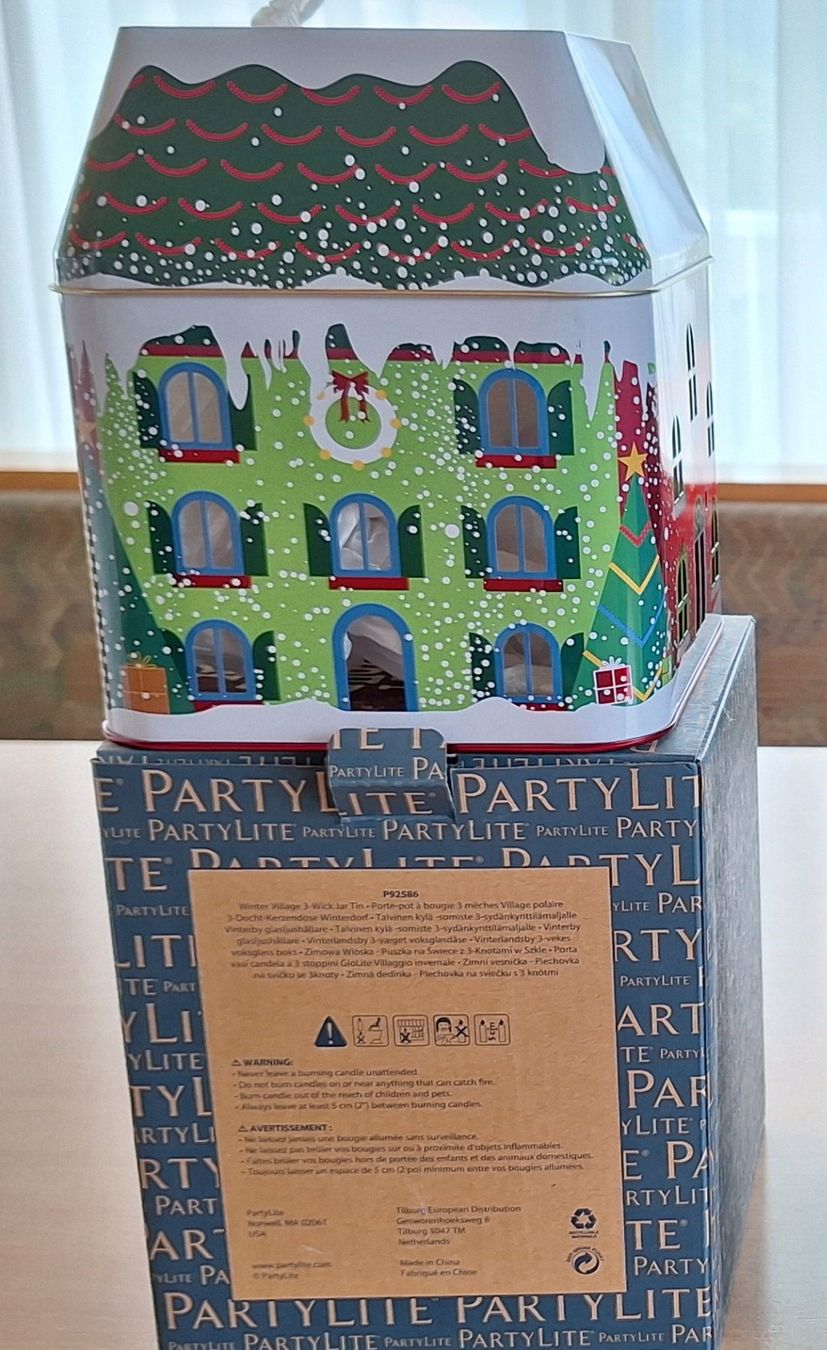 Partylite Kerzenständer: PartyLite Duftwachsglashalter Winterlandschaft – Gebraucht aus Balzers von Loona7 2
