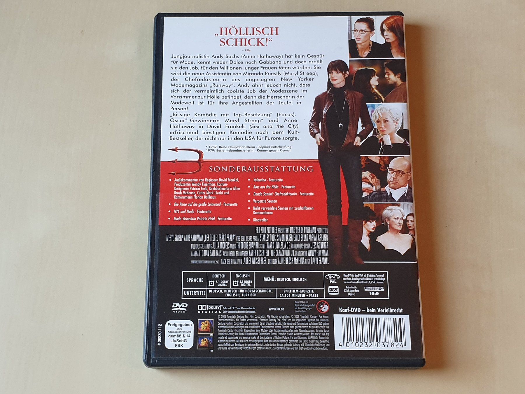 Tutti i DVDs: Der Teufel trägt Prada – Usato da Stansstad venduto da collectorsshop 1