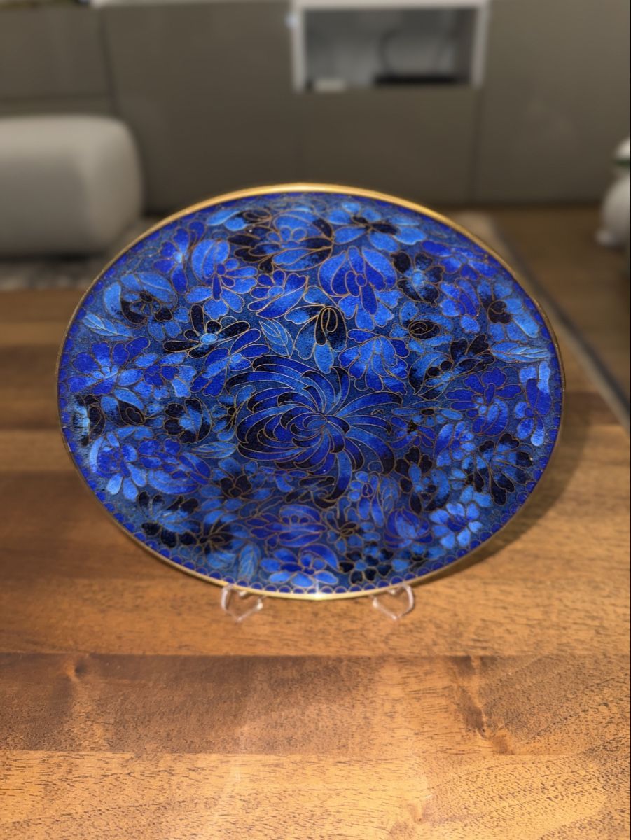 Geschirrsets: Vintage Enamel Bowl & Stand - Floral Pattern – Neu (gemäss Beschreibung) aus Commugny von semamonfrinoli 3
