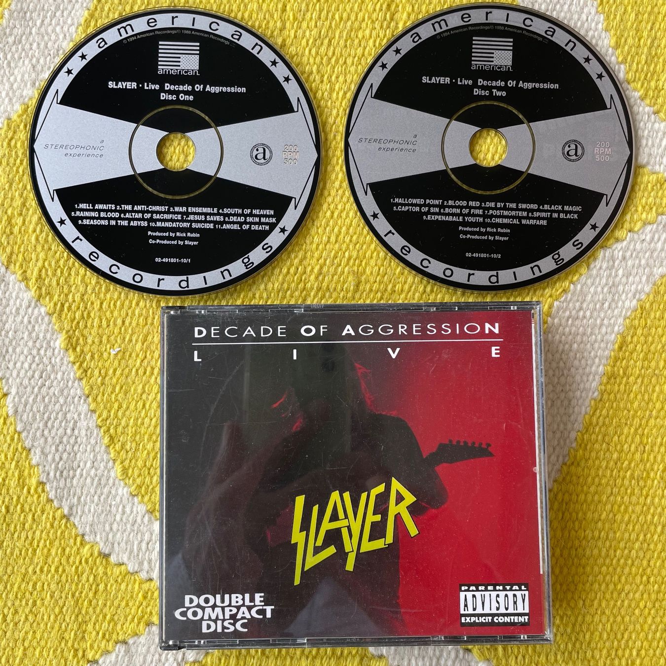 CDs: SLAYER-2CD DECADE OF AGGRESSION LIVE – Gebraucht aus Rorschacherberg von CD-Roli