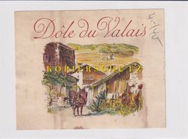 Etikette für Wein - Dôle du Valais
