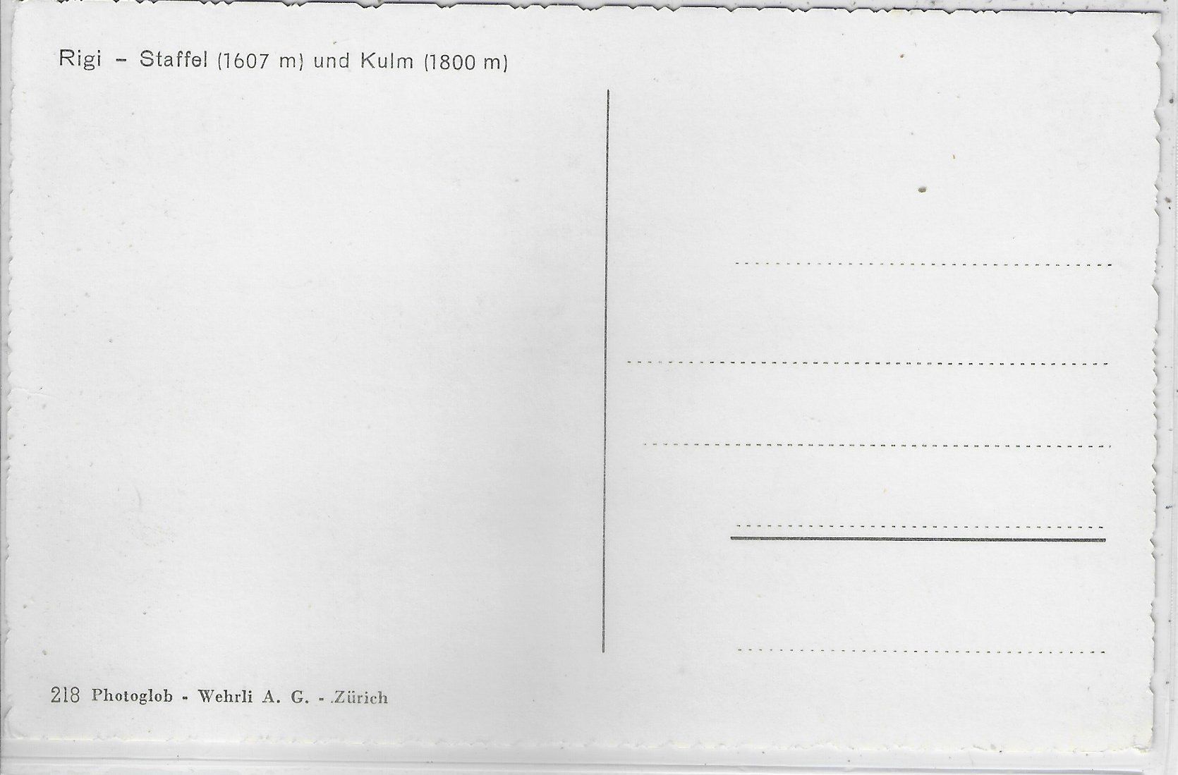 Cartoline postali: Rigi-Staffel mit Bahn – Usato da Ettingen venduto da Kartenplanet 1
