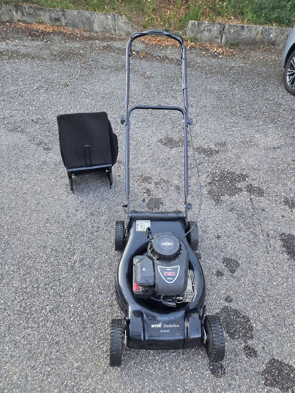 Mtd Tagliaerba: Benzin Rasenmäher Black-Line BL4046 – Usato da Rickenbach SO venduto da Prise91 5