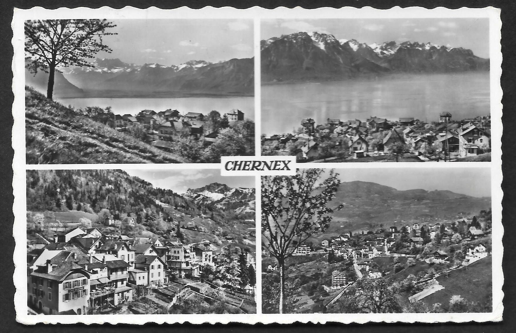 Cartes postales: Chernex vier Bilder – D'occasion à Olten par clotaldi