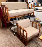 Outdoor Lounge Sofa mit Sessel im amerikanischen Stil