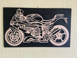 Motorradholzbild