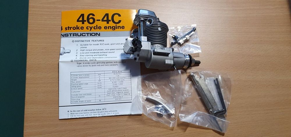 Modellmotor Enya 46 4c 4 Stroke Engine Kaufen Auf Ricardo