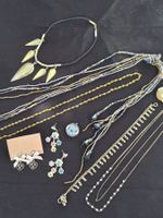 Vintage Lot Damen Schmuck Konvolut 9 Teile, Farbe: Kupfer