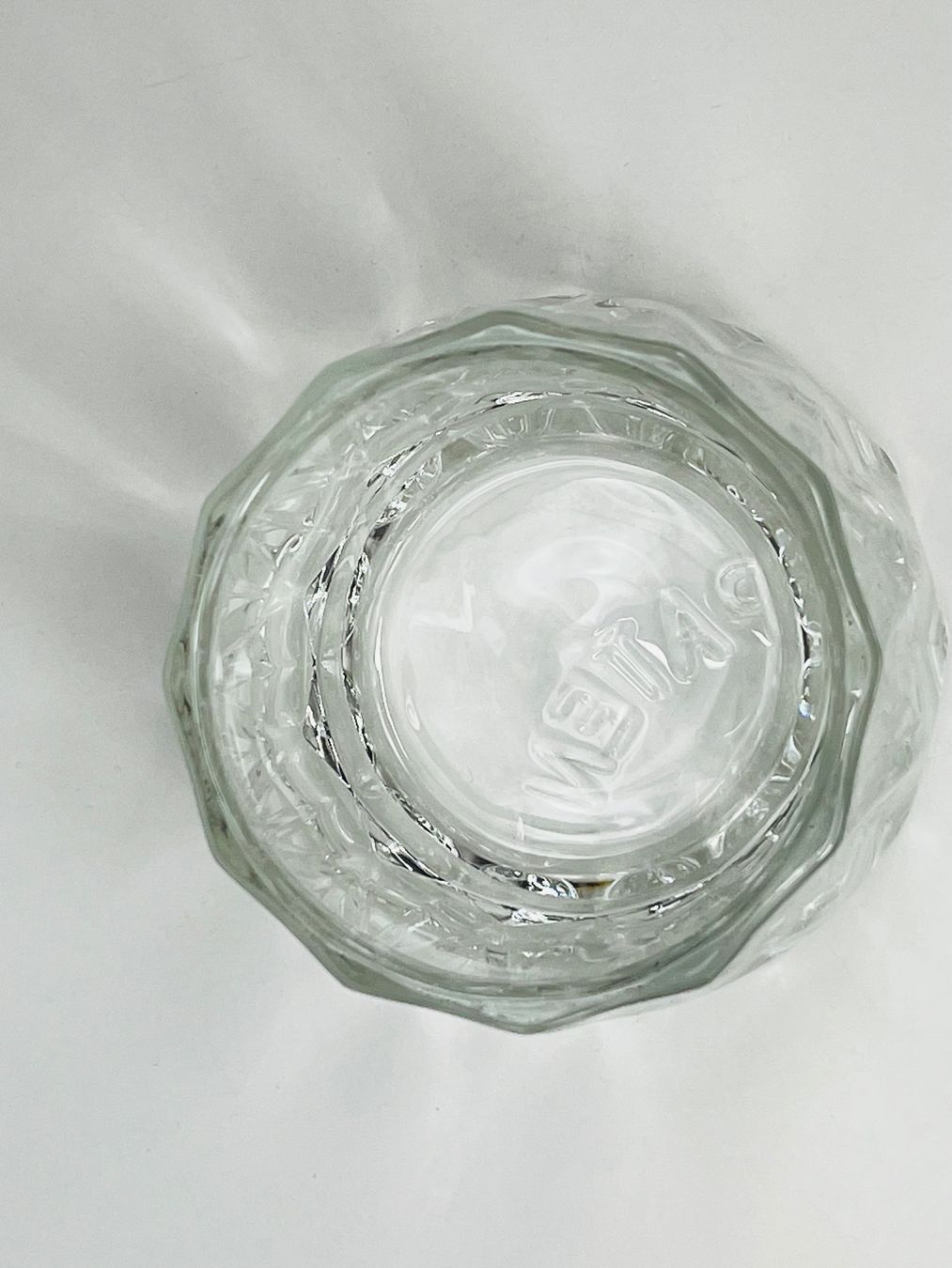 Portacandele: PATENT HR - Pressglas Windlicht / Vase – Usato da Zürich venduto da Arche_Brockenhaus 2