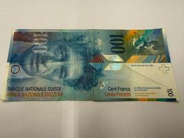 Alte Schweizer Banknote 100 SFr.