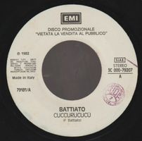 7 " BATTIATO FRANCO / GIUSTO PIO CUCCURUCUCU' / LEGIONE STRA