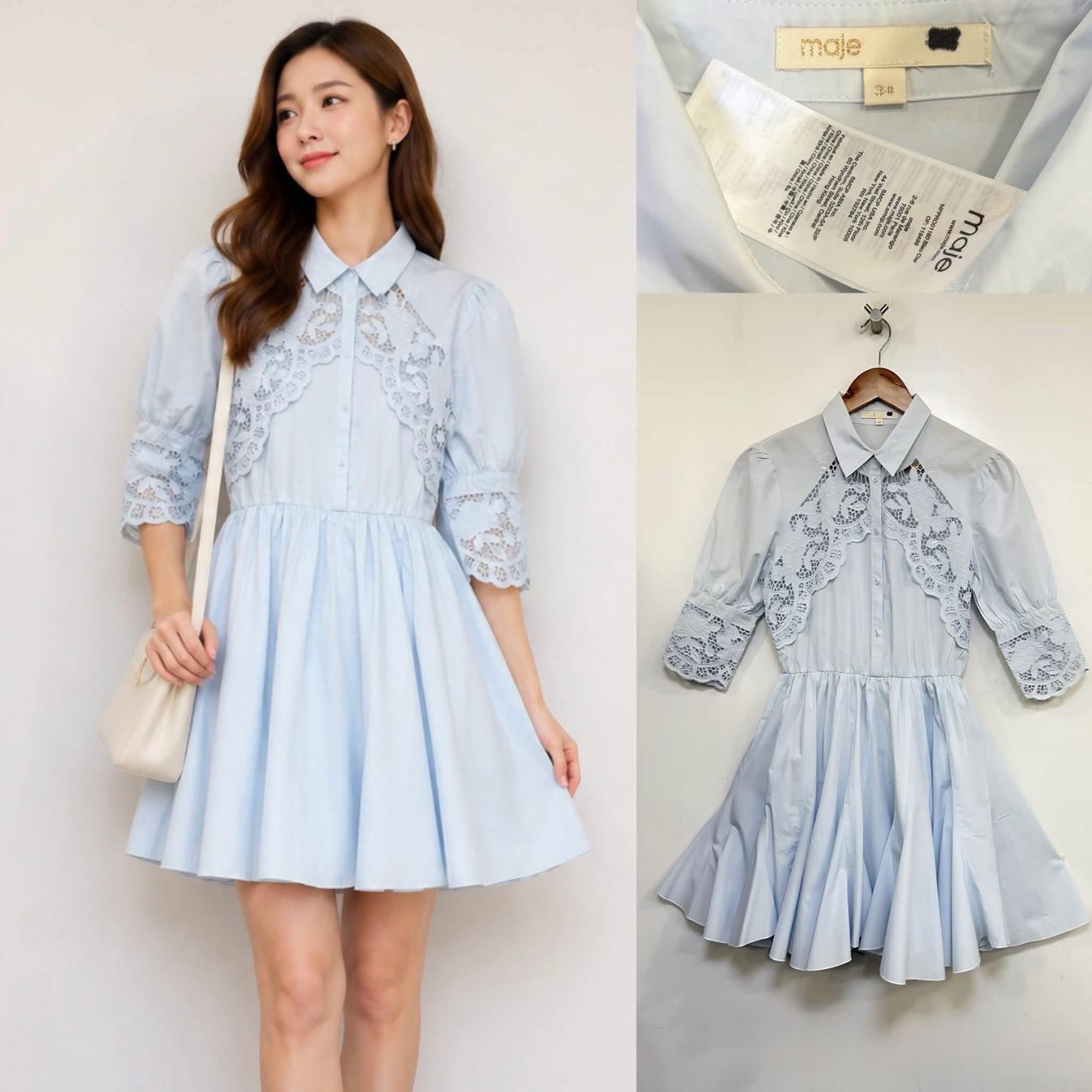 Maje Robes: Maje Sky Blue Dress – D'occasion à St.Josefen par lop_lh8d