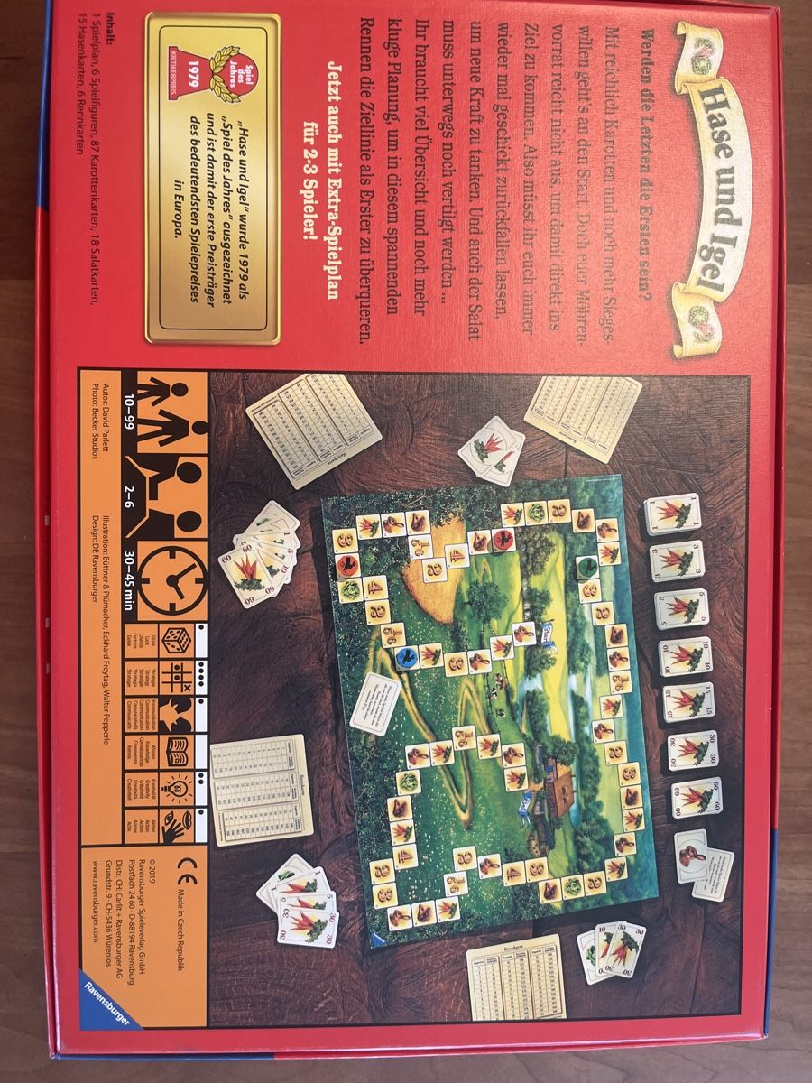 Ravensburger Spiele: Hase und Igel Brettspiel Neuwertig – Gebraucht aus Zürich von kleinesgrau 1