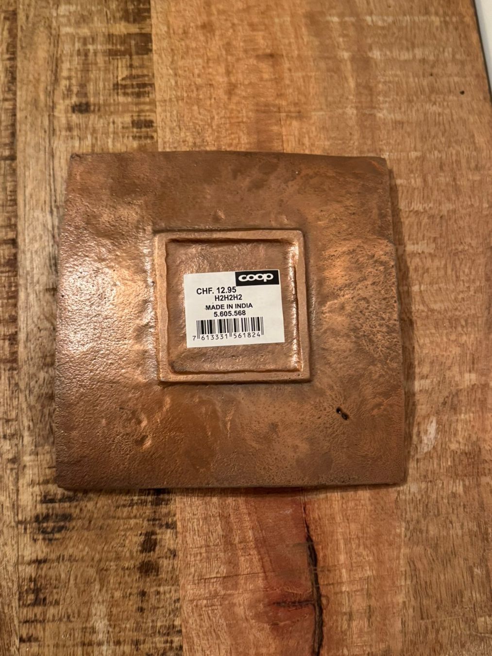 Piatti di portata: Dekorative Indische Kupferfarbene Platte,  Neu – Nuovo (secondo la descrizione) da Uhwiesen venduto da mic_kd6g 1