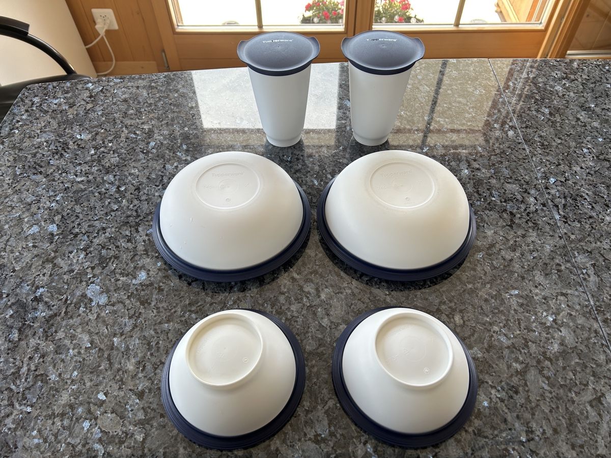 Coupes: 6-teiliges Tupperware Alegra Set  – D'occasion à Beatenberg par buy2you 3