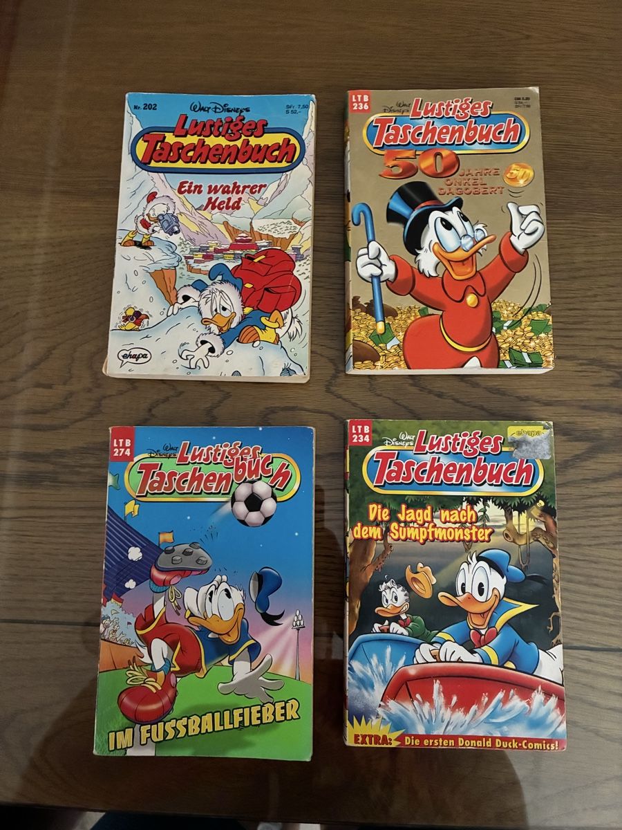 BD: 4 Comics Lustiges Taschenbuch – D'occasion à Lütisburg par Nadine_I_1990