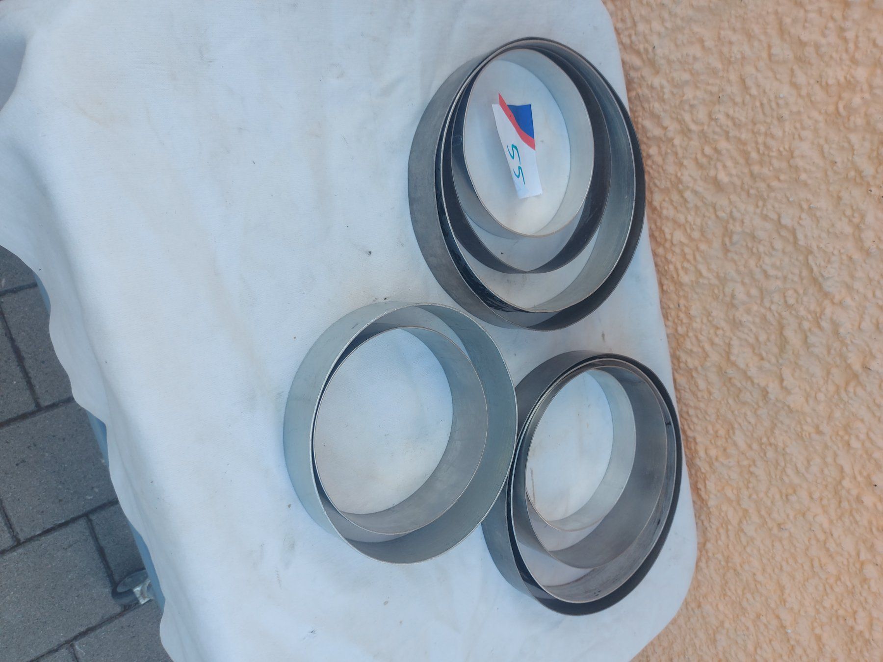 Backformen: Backformen Ringe Set Metall 10-teilig verschiedene Grössen – Gebraucht aus Rheinau von profitronic.shop 9
