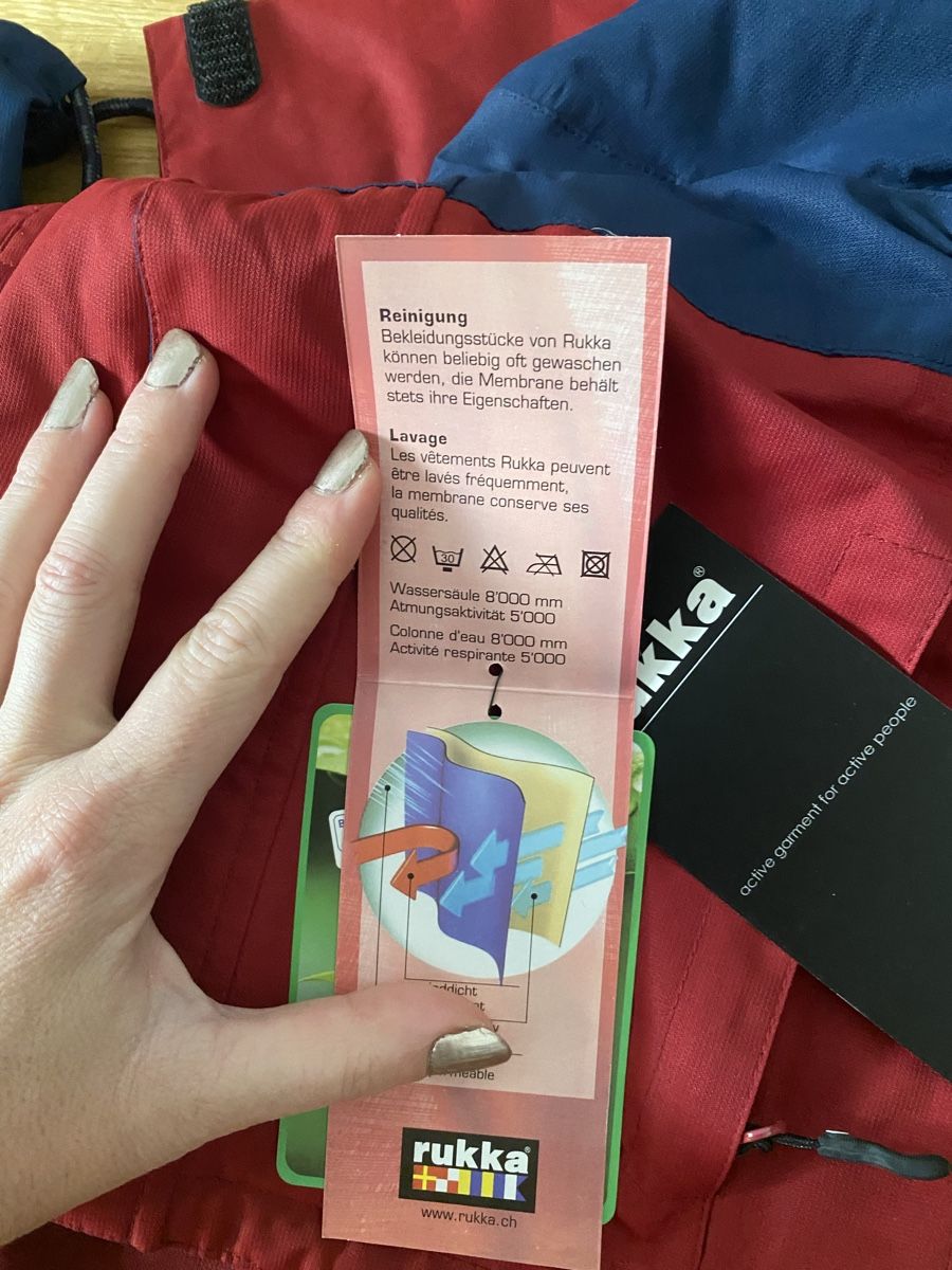 Rukka Jacken & Mäntel: Rukka Regenjacke mit Beutel Gr. 110 NEU – Gebraucht aus Muri AG von sonneblueme10 4