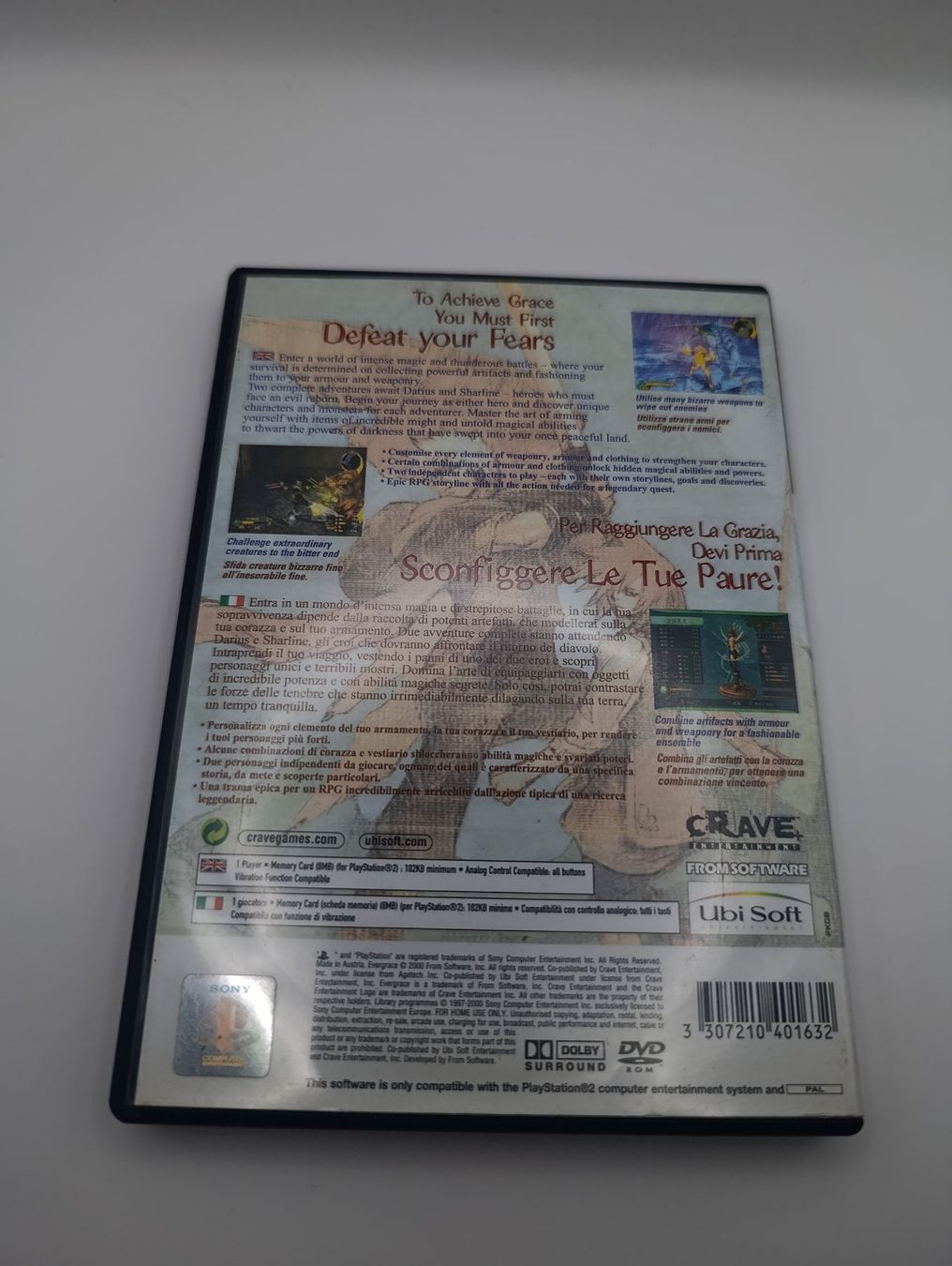 Sony Giochi: Evergrace (PS2, CIB) – Usato da Bern venduto da junshiro 1