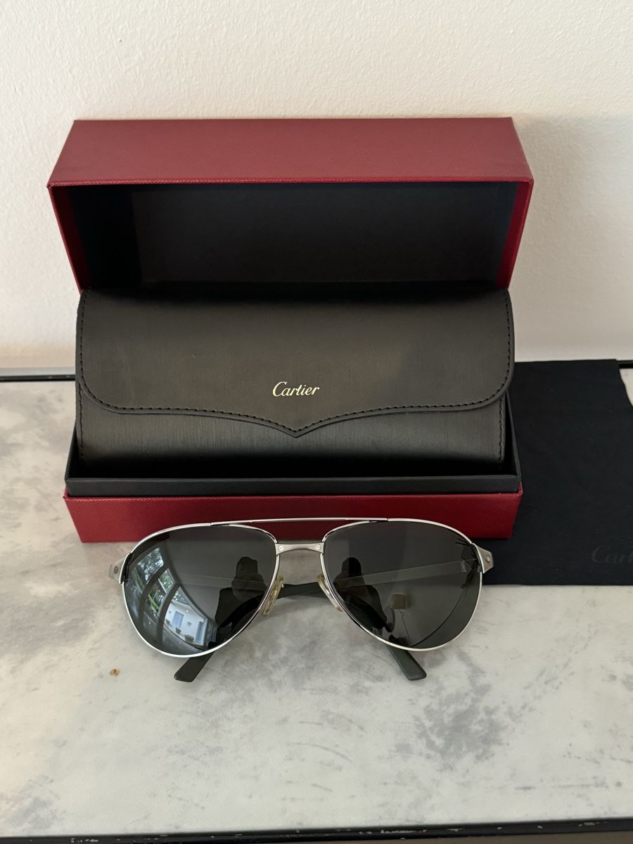 Cartier Occhiali & Lenti: Cartier Santos lunette de soleil – Nuovo (secondo la descrizione) da Genève venduto da cm1234 4