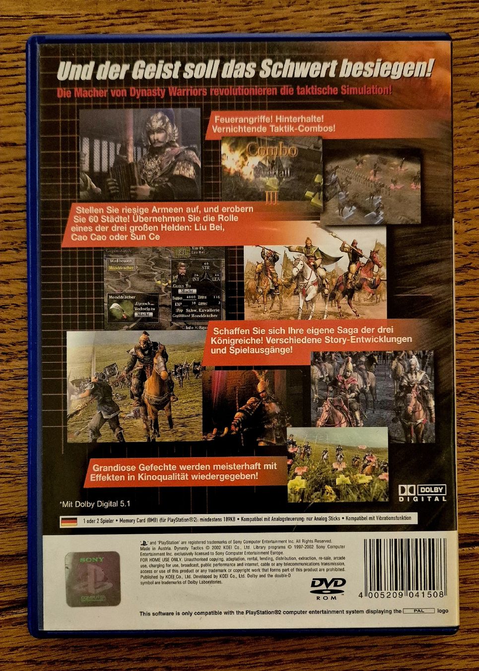 Giochi: Dynasty Tactics – PS2 – Nuovo (secondo la descrizione) da Au SG venduto da KonsoleWerk 2