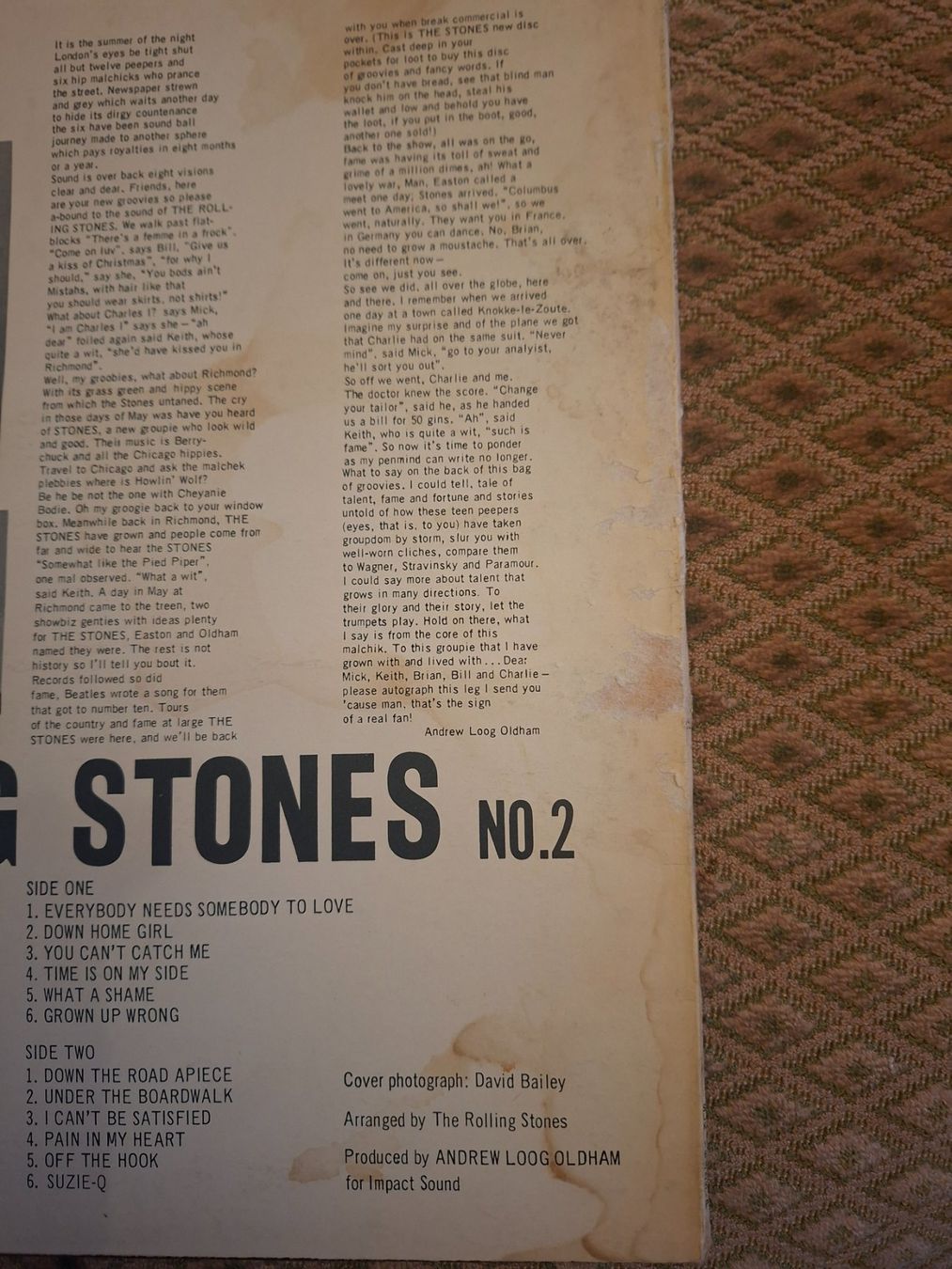 Dischi in vinile: Rolling Stones - No. 2 - DECCA – Usato da Bernex venduto da Wannabehasbeen01 3