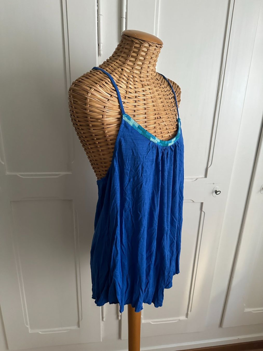 Top: AMERICAN EAGLE - Ethno Top blau L – Usato da Zürich venduto da Diazaio 1