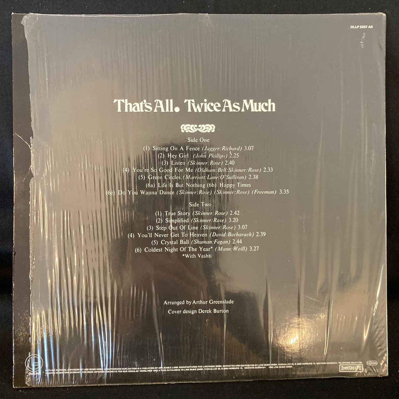Dischi in vinile: Twice As Much / Thats All. (RI) – Usato da St.Gallen venduto da Out-take 1