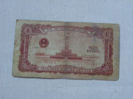 Vietnam 1 Dong, Jahrgang 1958, Asiatische Rarität!