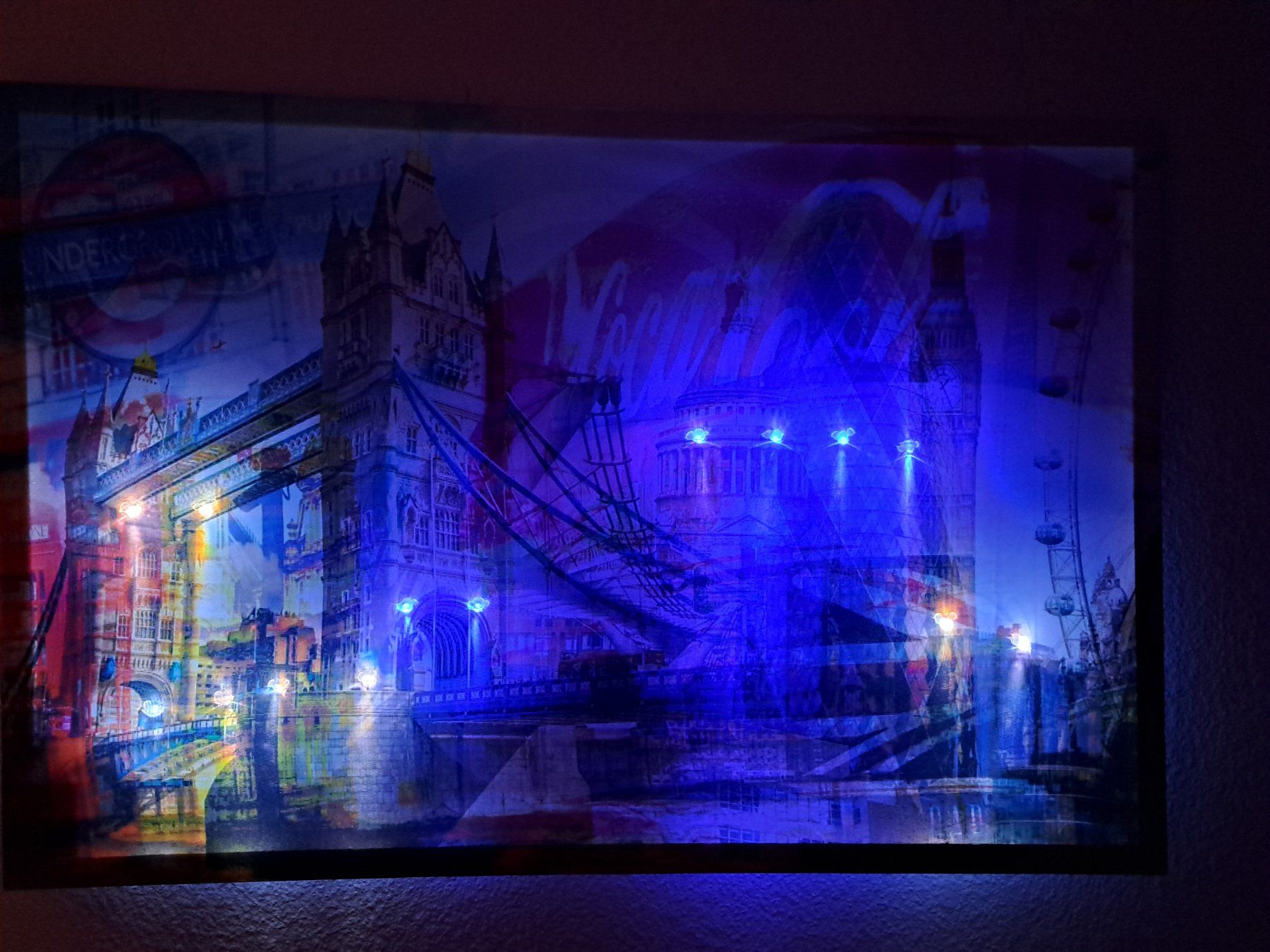 Foto & Immagini: LED Kunstbild LONDON Attractions Art – Nuovo e nell'imballaggio originale da Kilchberg ZH venduto da ruedi34 5