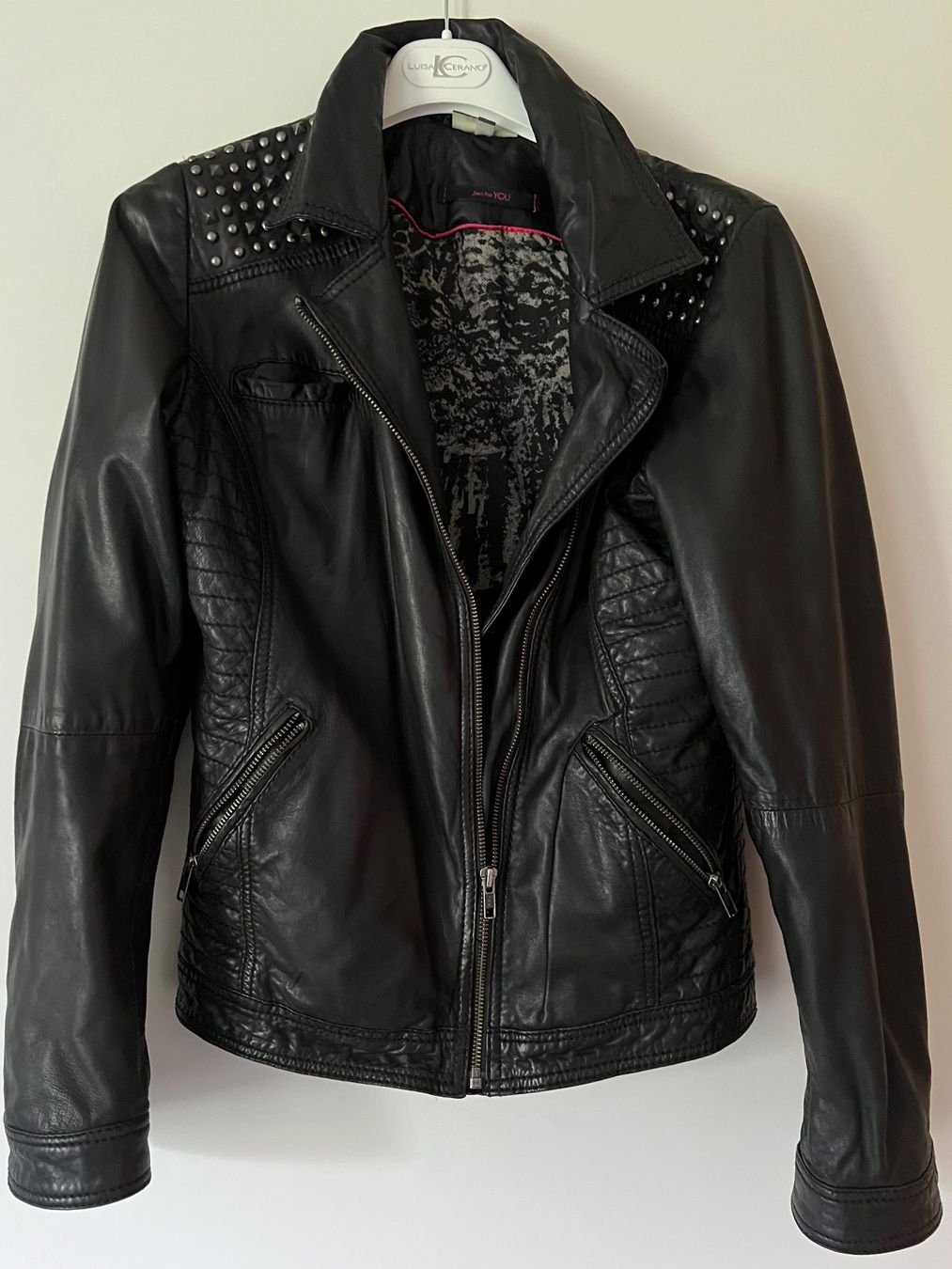 Giacche: Lederjacke schwarz Gr. 38 – Usato da Schmerikon venduto da Speedy053