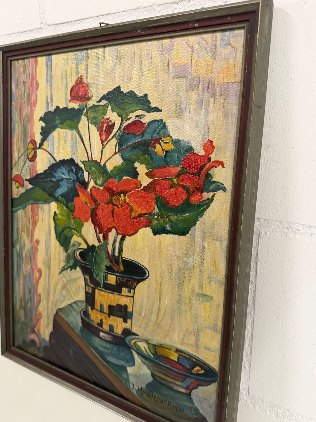 Dipinti: J. hulftegger 1933 Original Gemälde – Usato da Basel venduto da PAUL_ART 8