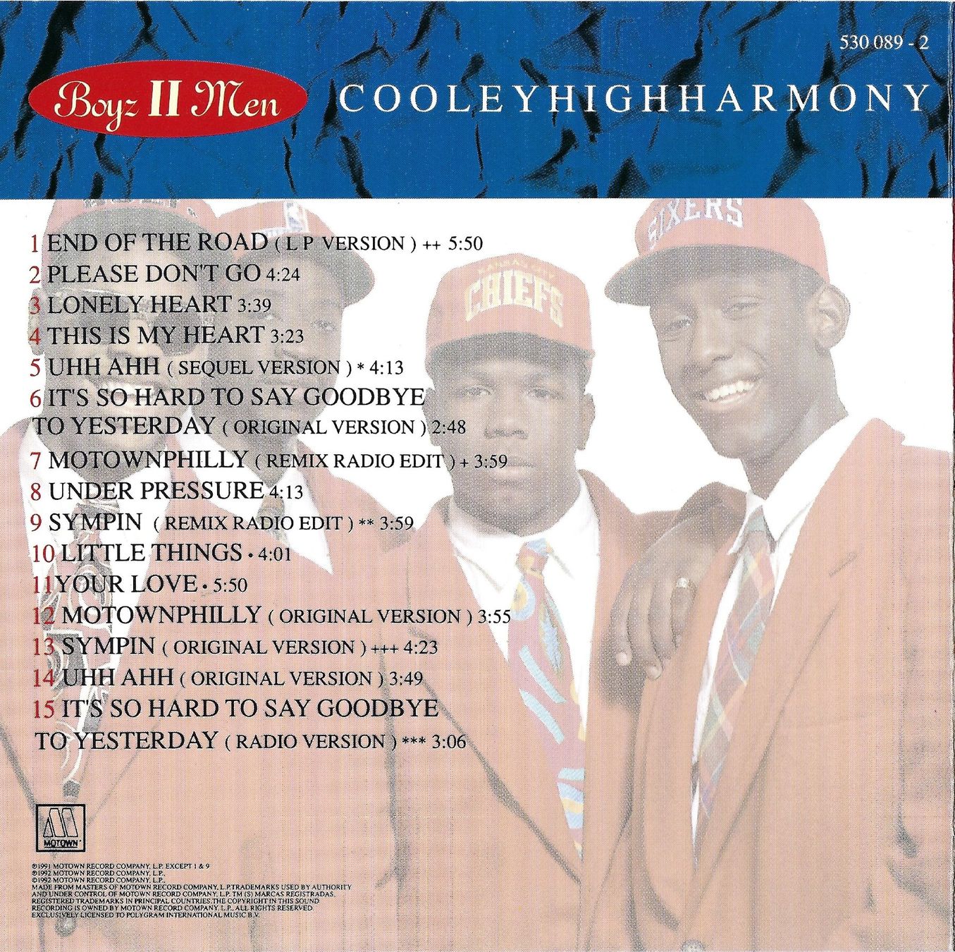 CDs: Boyz II Men - Cooleyhighharmony - CD - 1991 – Gebraucht aus Steinhausen von rasuni 2