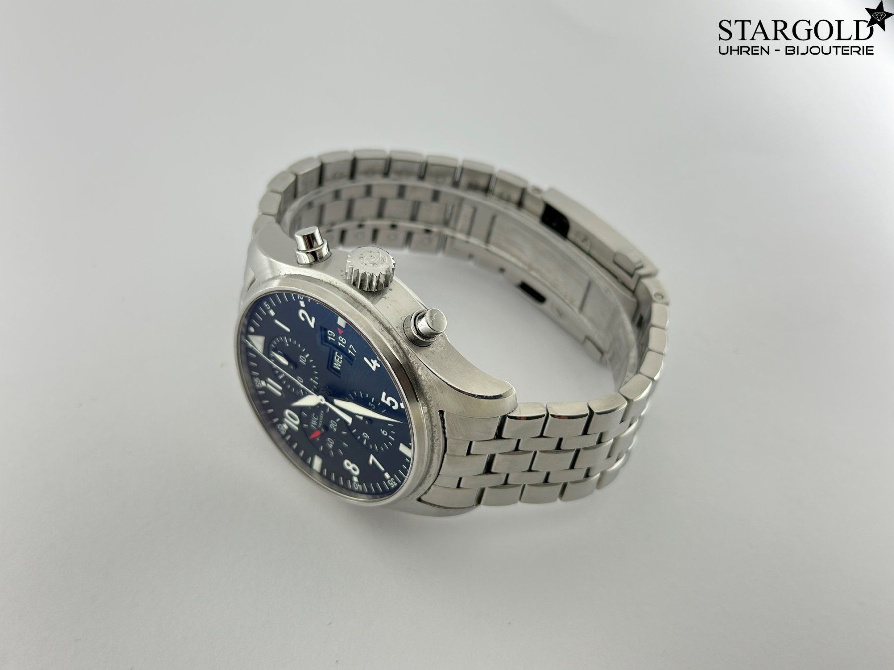 IWC Orologi: IWC Fliegeruhr Chronograph - IW377701 – Usato da Zürich venduto da Stargold-Uhren 5