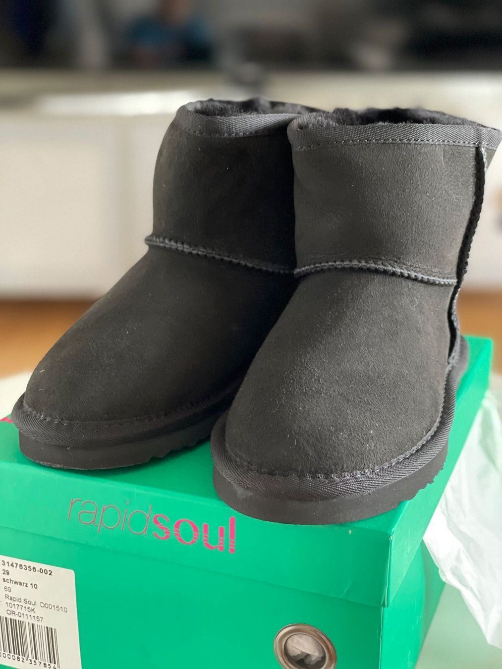 Herrenschuhe: Winterschuhe Gr.29 echtes Lammfell Neu! – Neu und originalverpackt aus Felben-Wellhausen von begean 2