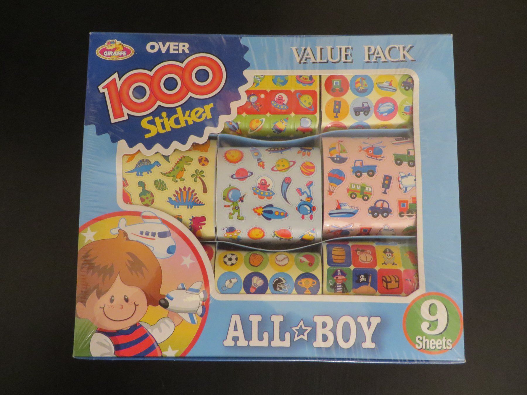 Sticker: L109 - Boîte de +1000 Autocollants Boy – Nuovo e nell'imballaggio originale da Sottens venduto da locepa