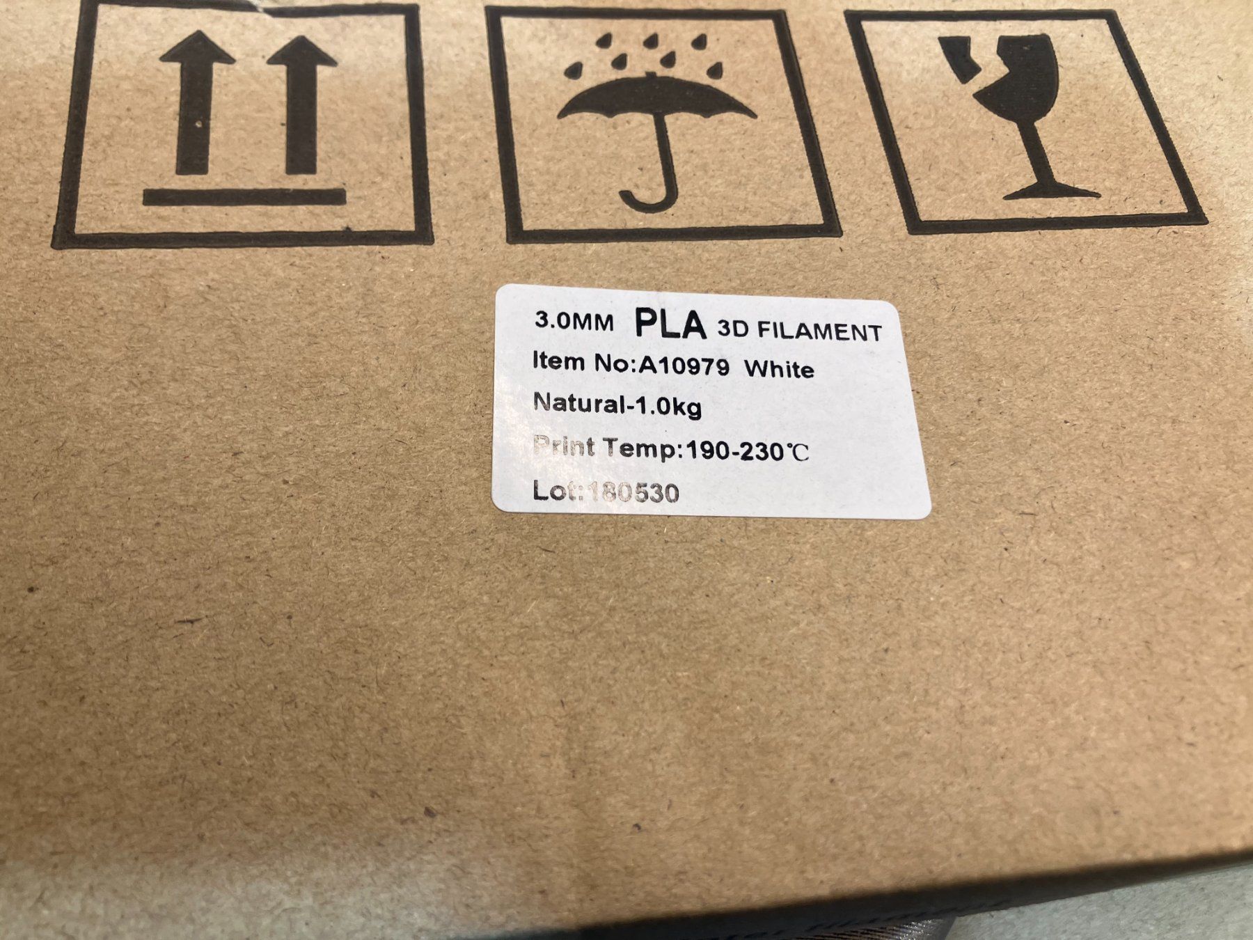Filamento: Posten 3D Printer Filament 3mm Weiss ab 1.- – Nuovo (secondo la descrizione) da Lichtensteig venduto da Buy24International 4