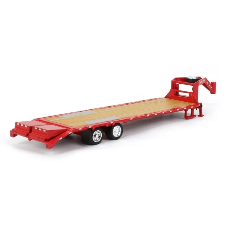 Greenlight Modellautos: GOOSENECK TRAILER ROT 1:64 GREENLIGHT – Neu und originalverpackt aus Suhr von Moebelsiralfred 1