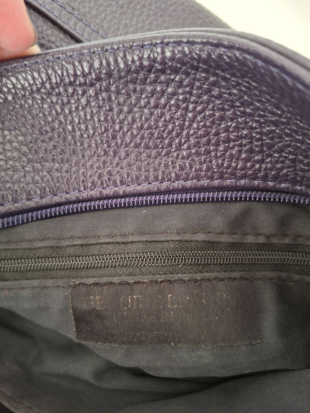 Borse da donna: Sac à main en cuir véritable violet prune – Usato da Lutry venduto da Sim_Sta 2