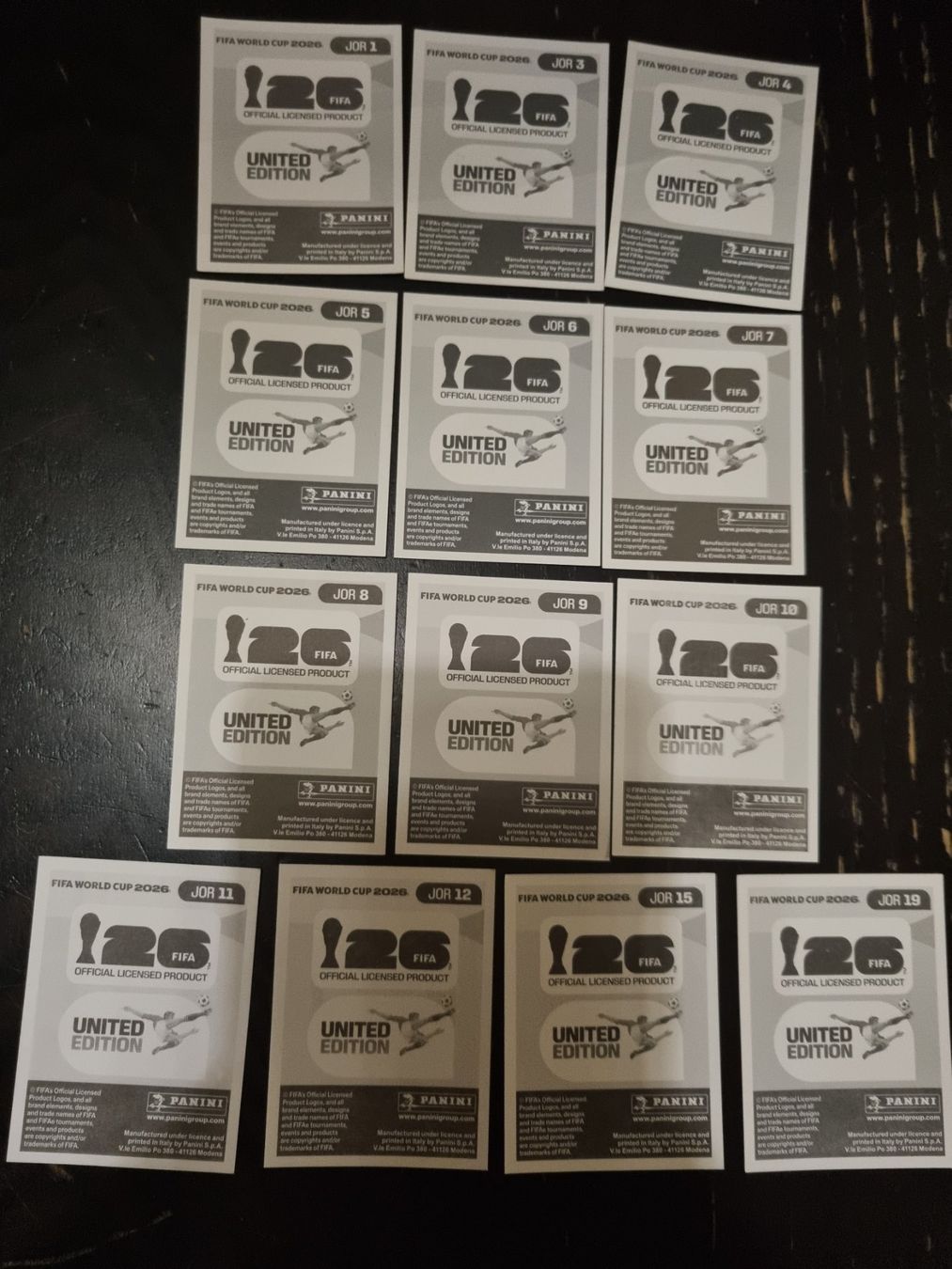 Panini Carte collezionabili: Panini Sticker JOR 13 Stk – Nuovo (secondo la descrizione) da Kaiseraugst venduto da muggel27 1