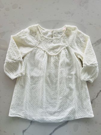 Robe bohème Zara blanche, Taille 4-5 ans, 110 cm
