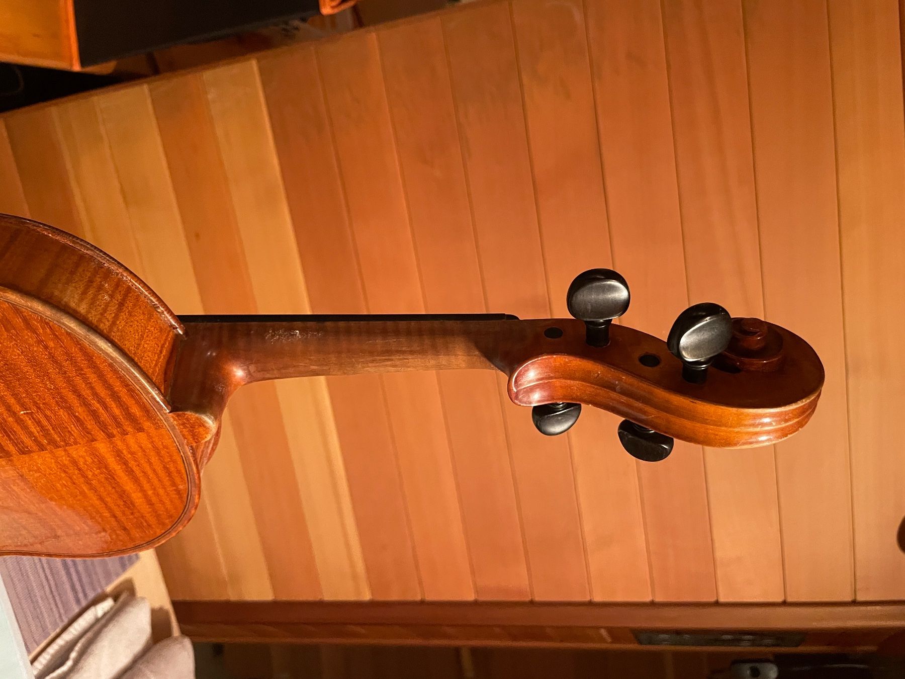 Strumenti musicali: Geige mit Bogen, gebrauchter Zustand – Difettoso da Elsau venduto da manitou01 3