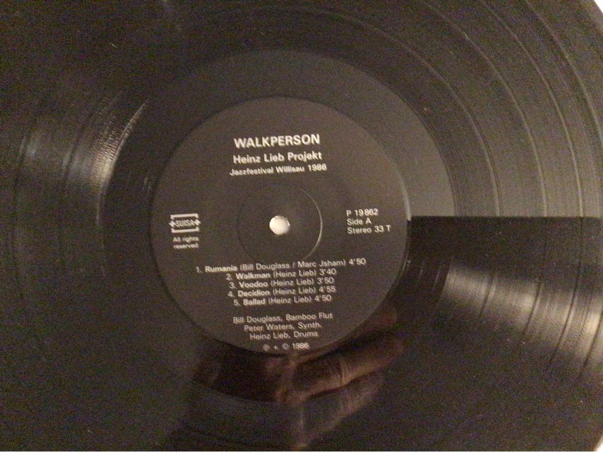 Dischi in vinile: HEINZ LIEB PROJECT, Walkperson, LP, 1986 – Usato da Steinach venduto da Quarkie 2