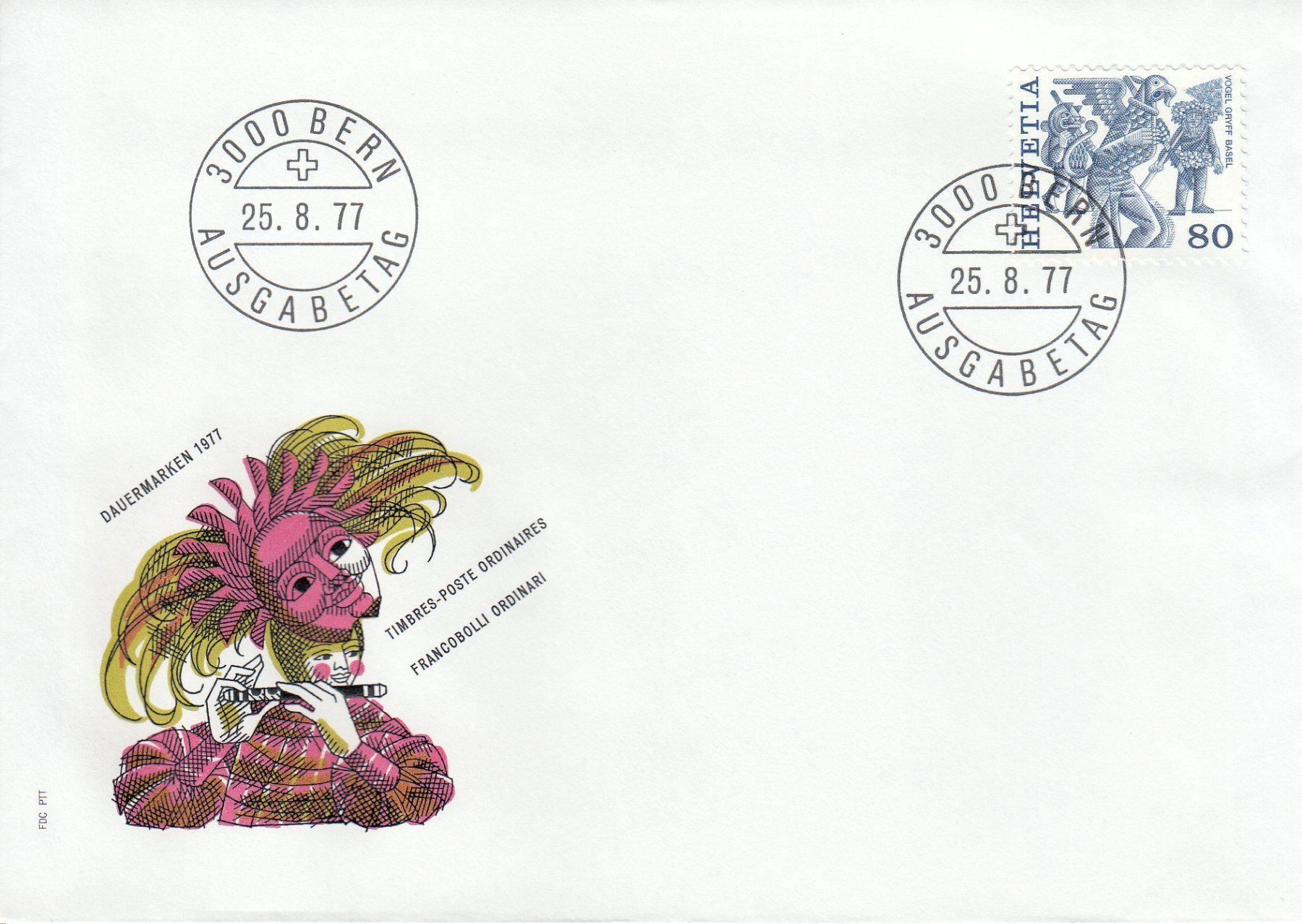 Tutti i francobolli: 1977 Volksbräuche 9 FDC – Usato da Spreitenbach venduto da Mustang_1105 7