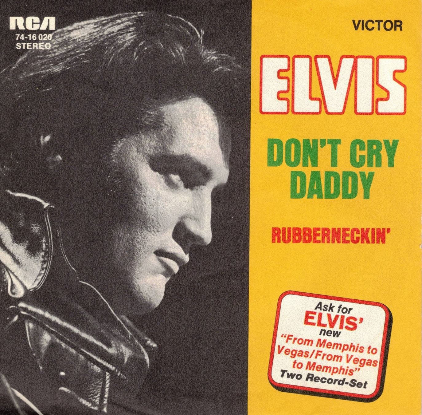 Dischi in vinile: Elvis Presley  --  Don`t cry Daddy    Single7 – Usato da Rheinau venduto da thespecials