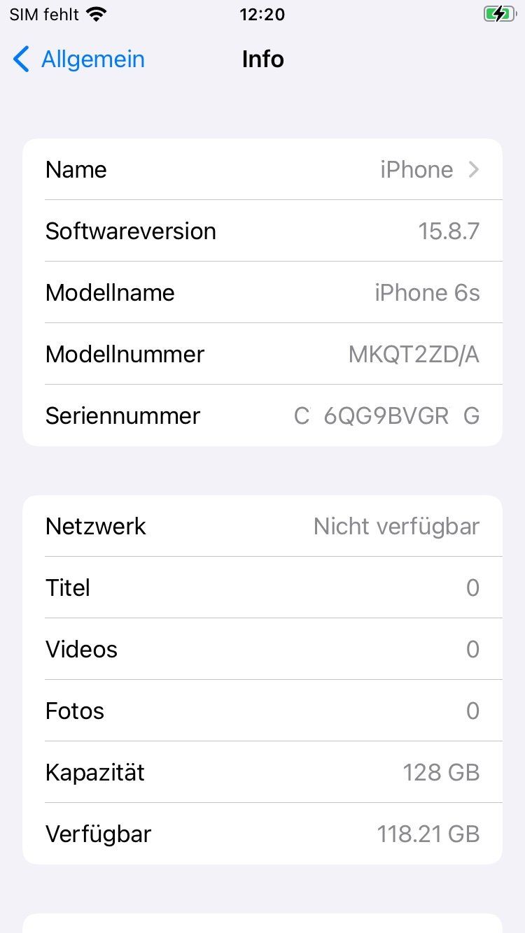 Apple Telefoni cellulari / Smartphones: Apple iPhone 6s | 128 GB | Spacegrau – Usato da Zürich venduto da Gaikokujin 8