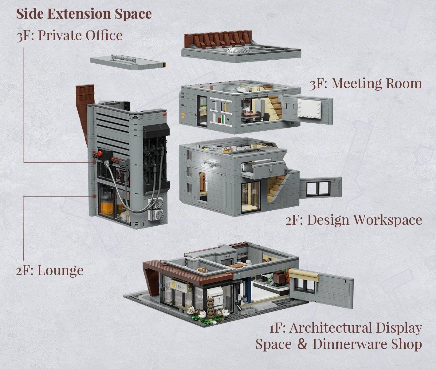 Lego Kit di costruzioni: Pantasy Original Jeu de construction Architecture Firm – Nuovo e nell'imballaggio originale da St-Imier venduto da ATTAKSHOP 4