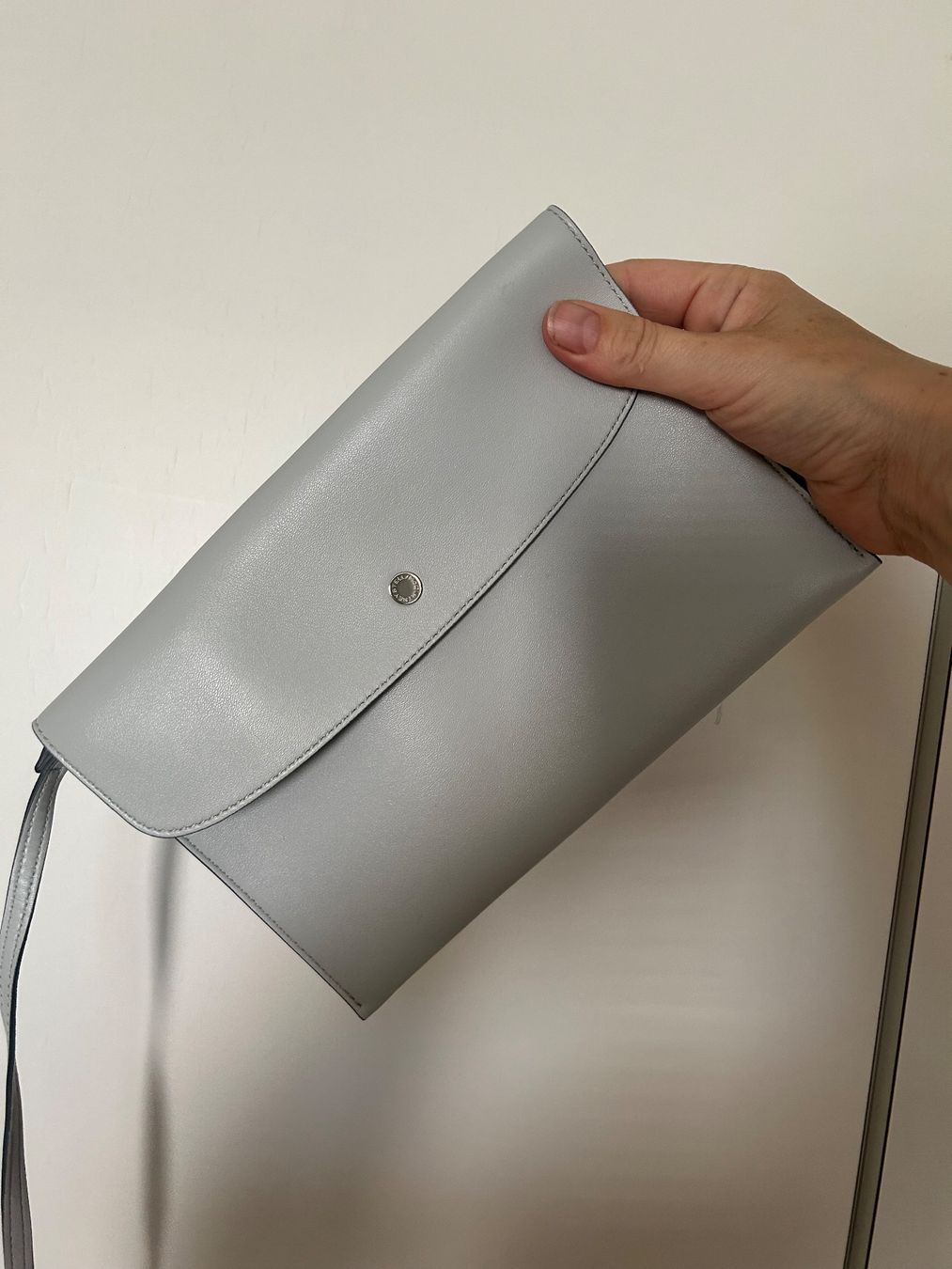 Stella McCartney Borse da donna: Stella McCartney Logo Tote Bag hellblau – Usato da Zürich venduto da predisha 7