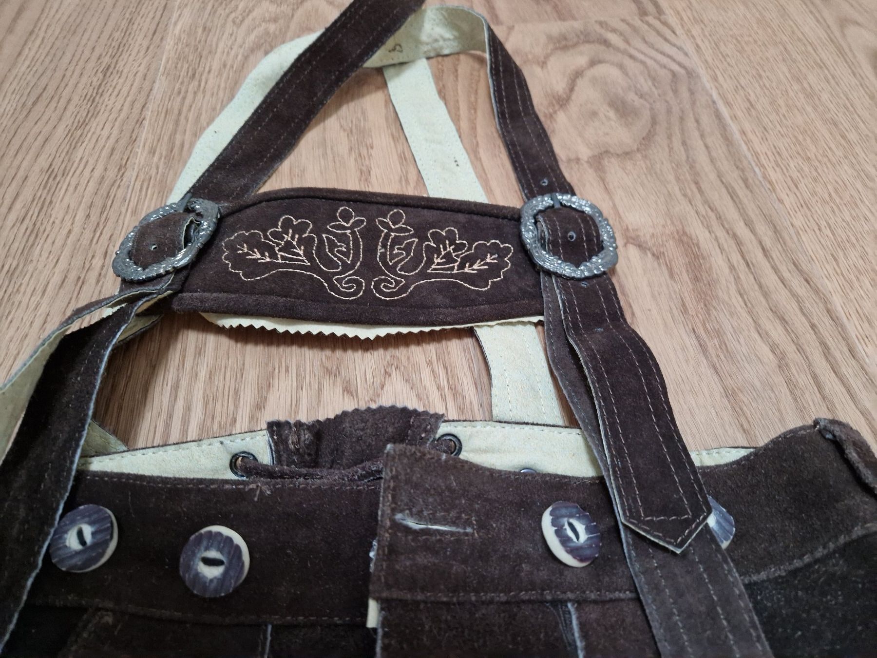 Pantaloni: Lederhosen Herren Gr. 44 Echtleder – Usato da Rothenburg venduto da buddy019 1